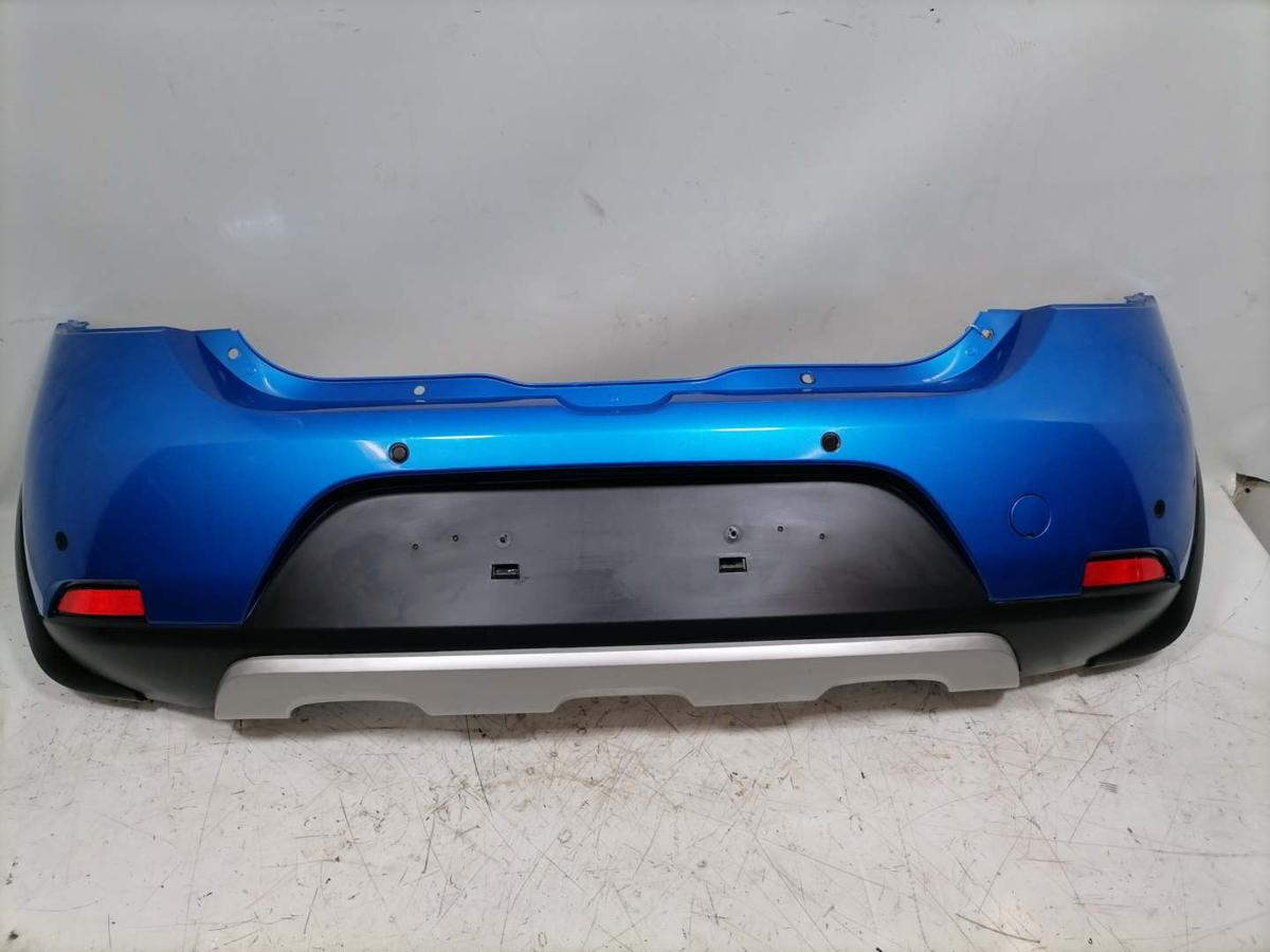 Dacia Sandero 2 original Sto&szlig;stange Stossf&auml;nger hinten Blaumetallic Bj.2016